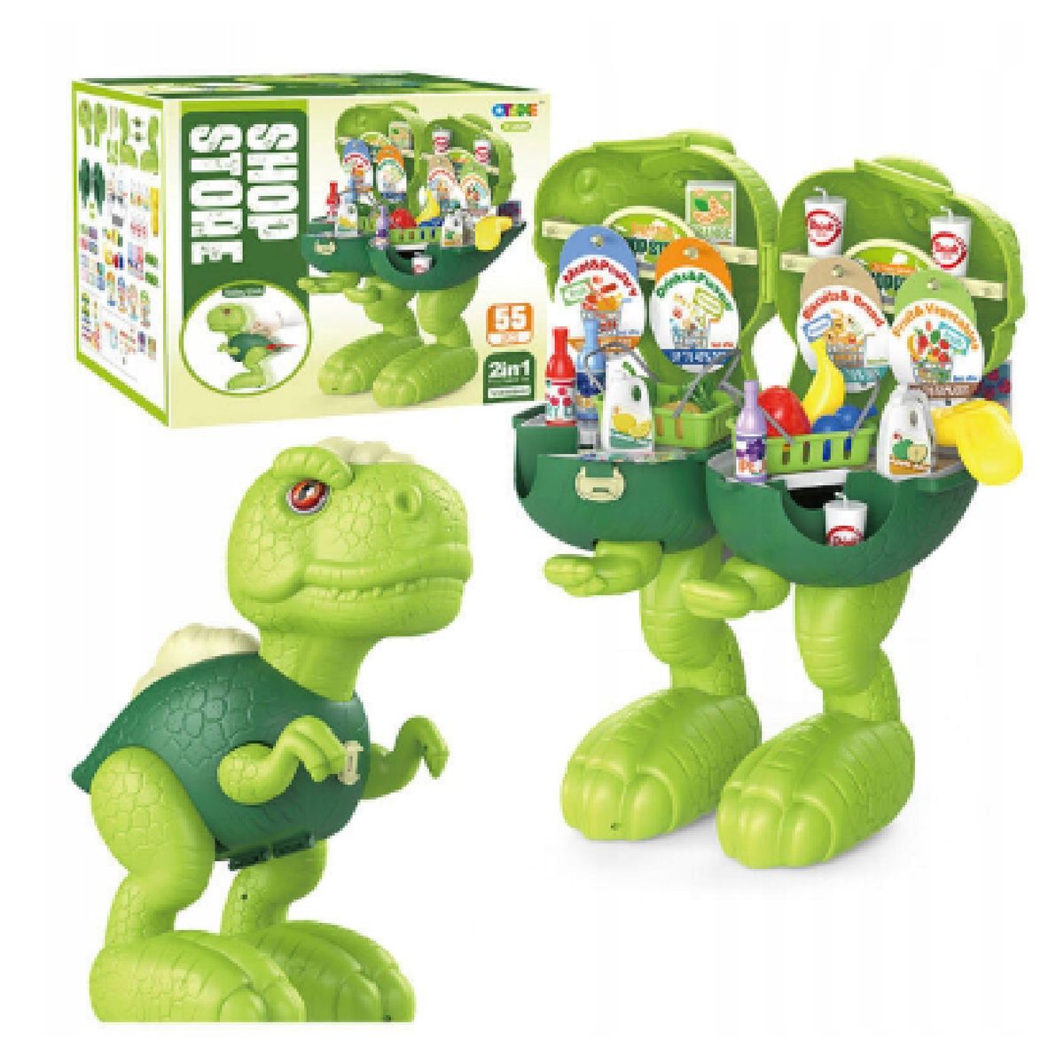 GENERICO - Nueva Tienda Plegable de Dinosaurio 46 pcs