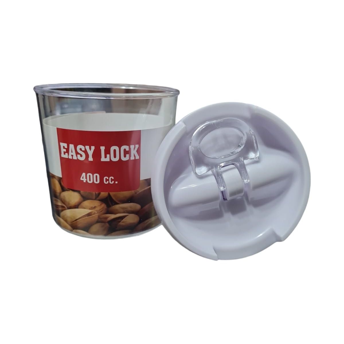 GENERICO - Frasco con tapa hermética de 400 cc x 2