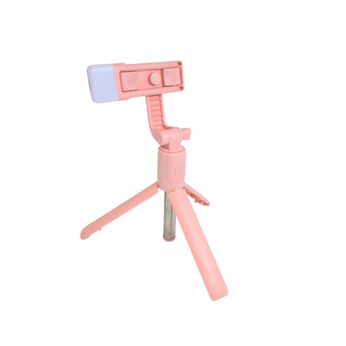 GENERICO - Palo Selfie Stick Con Luz F210s - ROSADO
