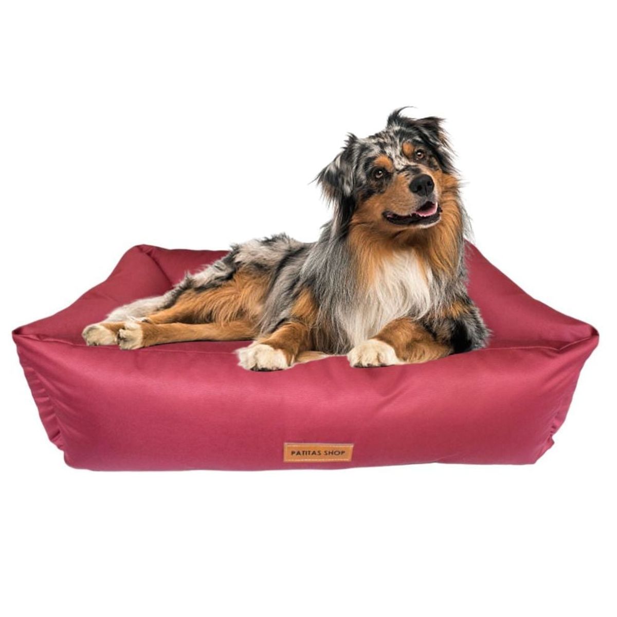 GENERICO - Cama Impermeable Patitas Premium Para Mascotas M Rojo