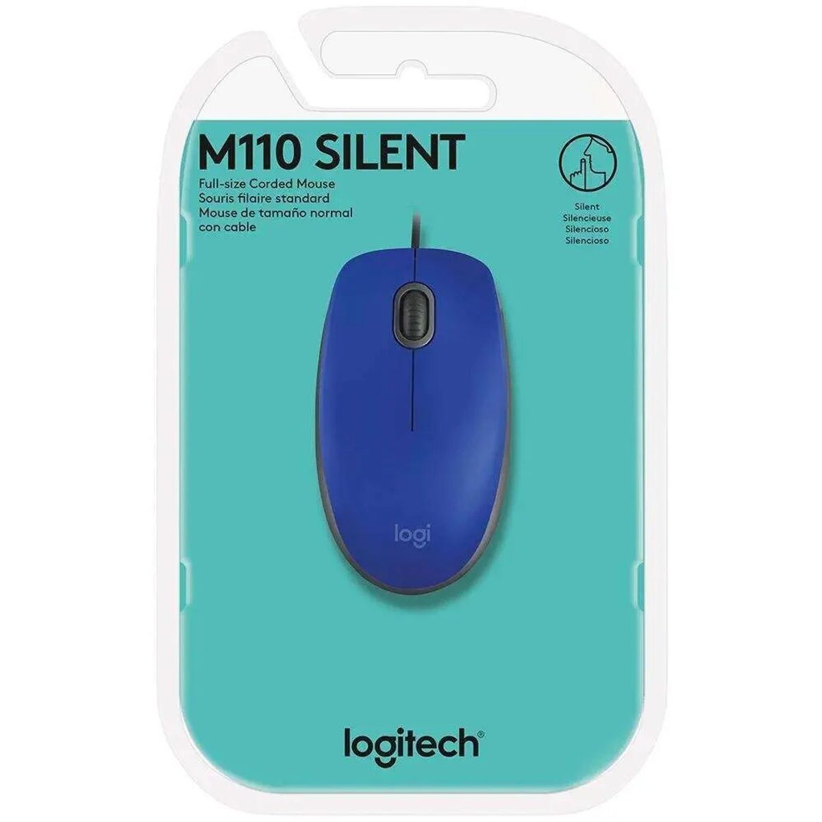 LOGITECH - MOUSE LOGITECH OPTICO M110 910-006662 USB BLUE