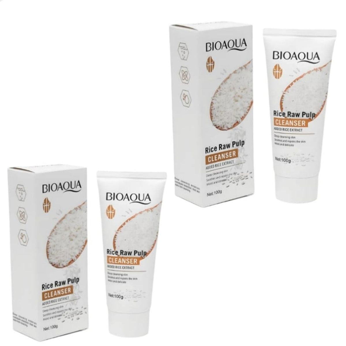 BIOAQUA - PACK 2 LIMPIADOR FACIAL ARROZ BIOAQUA