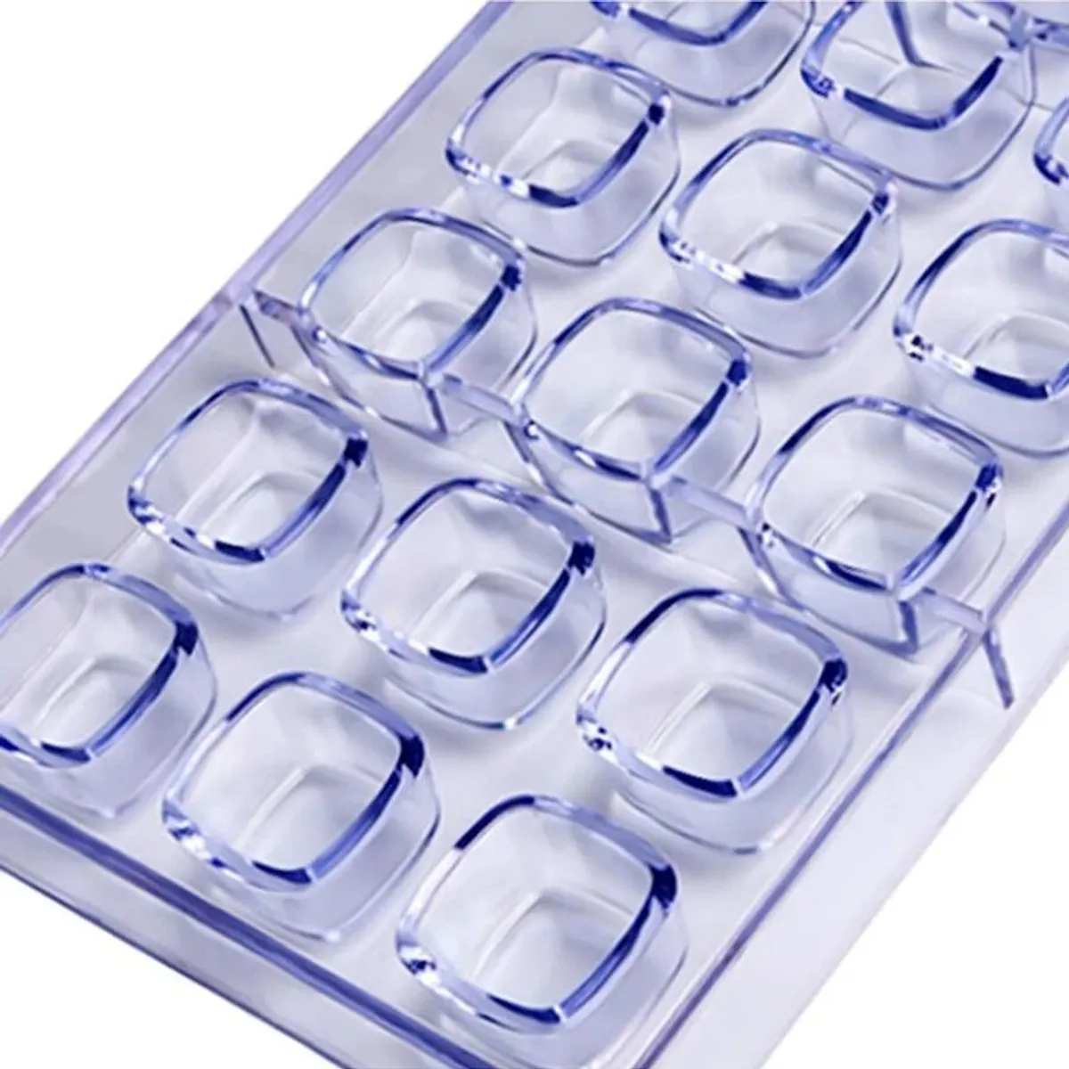 GENERICO - Molde de Policarbonato cuadrado para bombones