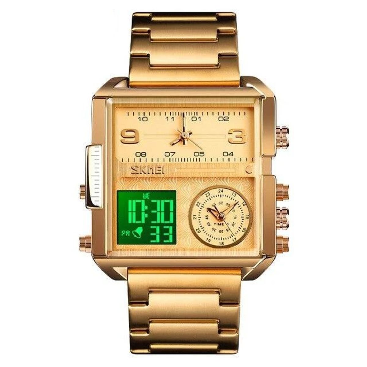 SKMEI - Reloj Metálico Digital SKMEI 1584 Hombre