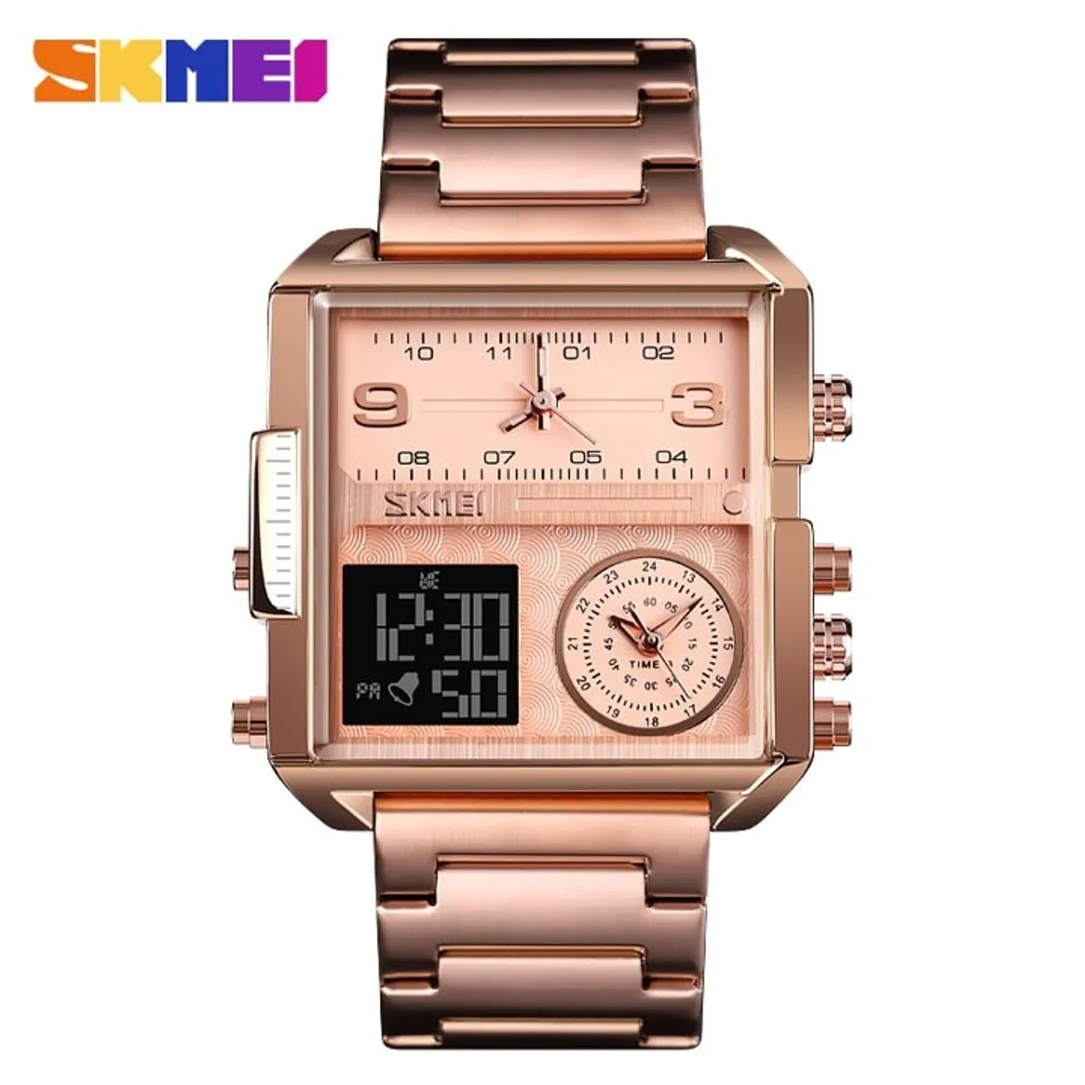 SKMEI - Reloj Metálico Digital SKMEI 1584 Hombre