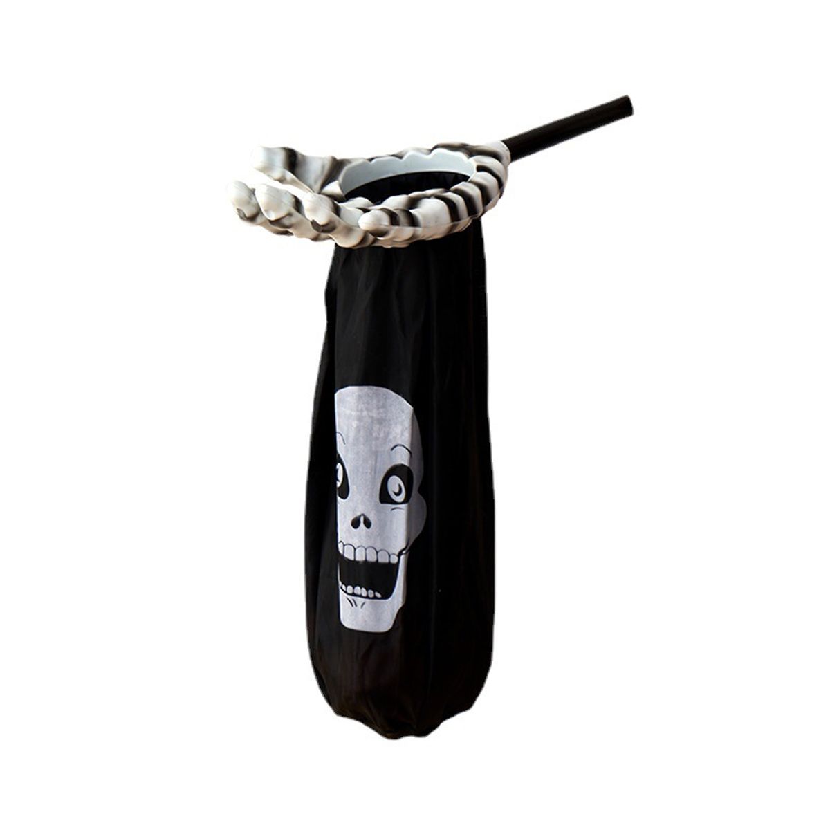 KAST PE - Mano Recolectora Calavera Negro de Dulces Halloween + Vela