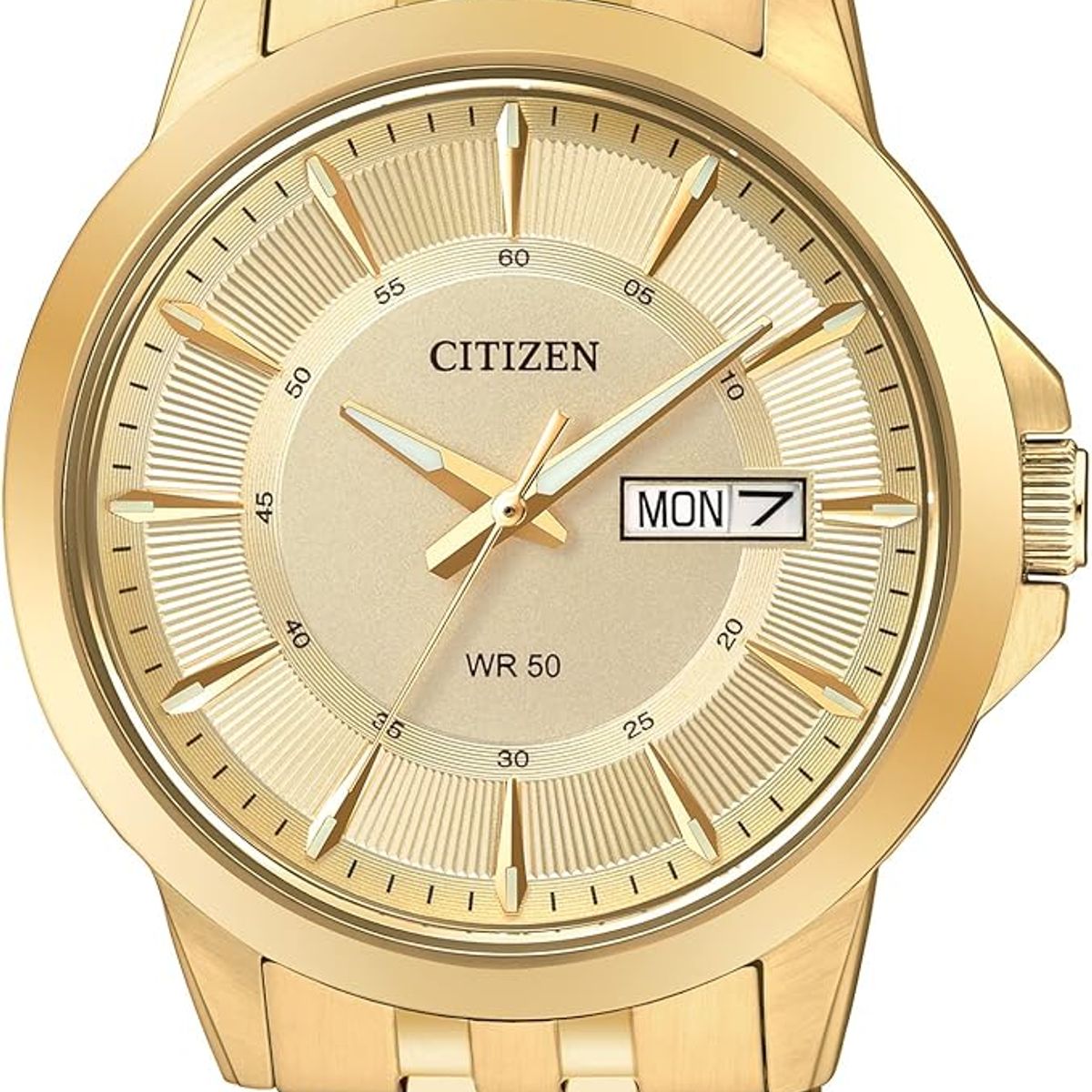 CITIZEN - Citizen Reloj Hombre Dorado 41mm 5ATM Cuarzo Acero inox BF2013-56P