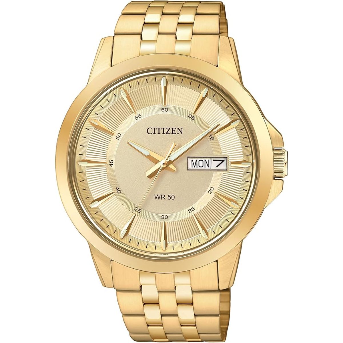 CITIZEN - Citizen Reloj Hombre Dorado 41mm 5ATM Cuarzo Acero inox BF2013-56P