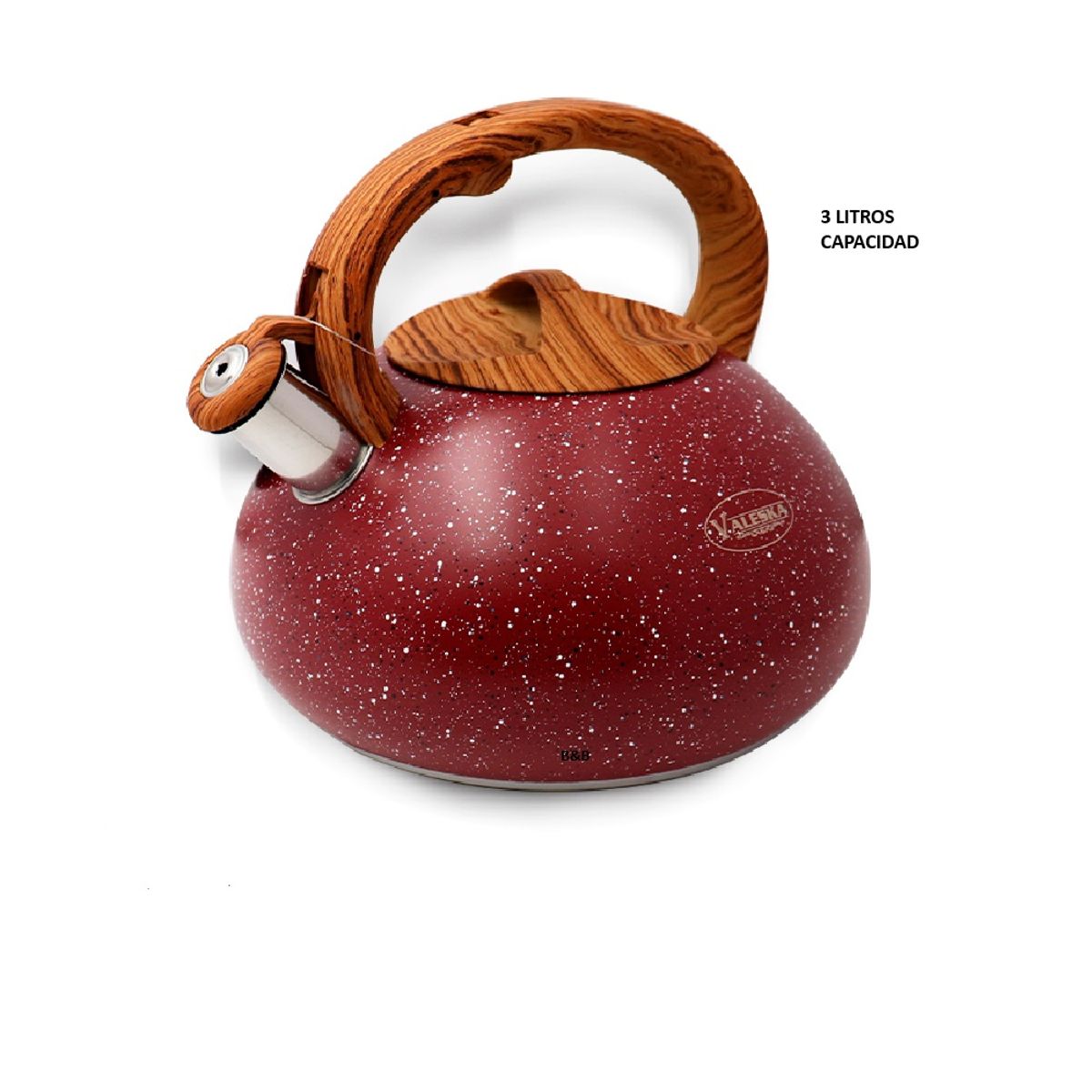 VALESKA - Tetera silbadora en piedra roca volcánica VL-MK370 Valeska