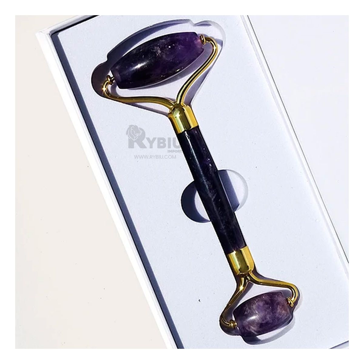 RYBIU IMPORT - Set para Limpieza de Rostro en Morado Y+Papel de Regalo_123