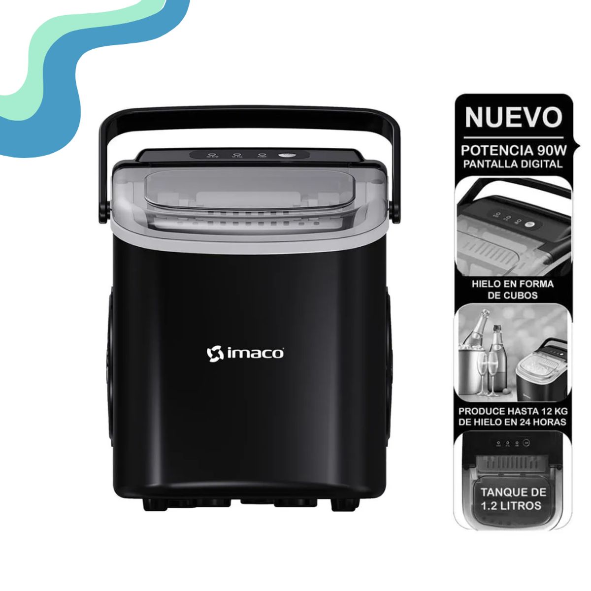 IMACO - Maquina para hacer Cubitos de Hielo Imaco IMK1209