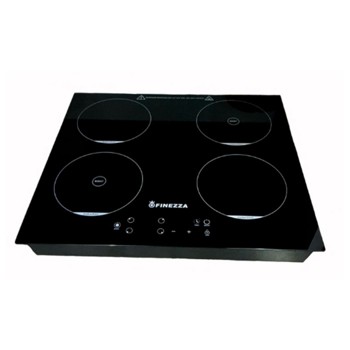 FINEZZA - Cocina de inducción FINEZZA FZ-318IN4 de 4 hornillas – Negro