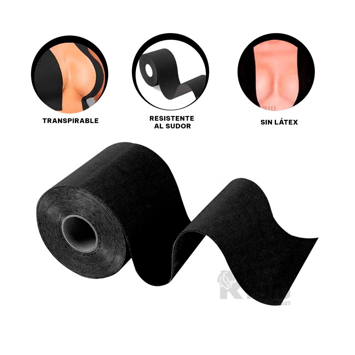 RYBIU IMPORT - Boob Levanta Busto en Color Negro Y+Envoltorio de Regalo