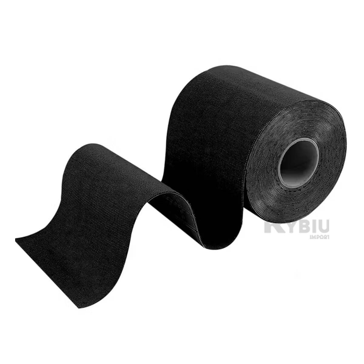 RYBIU IMPORT - Boob Tape Indoloro al Retirar en Color Negro Y+Gift Stickers