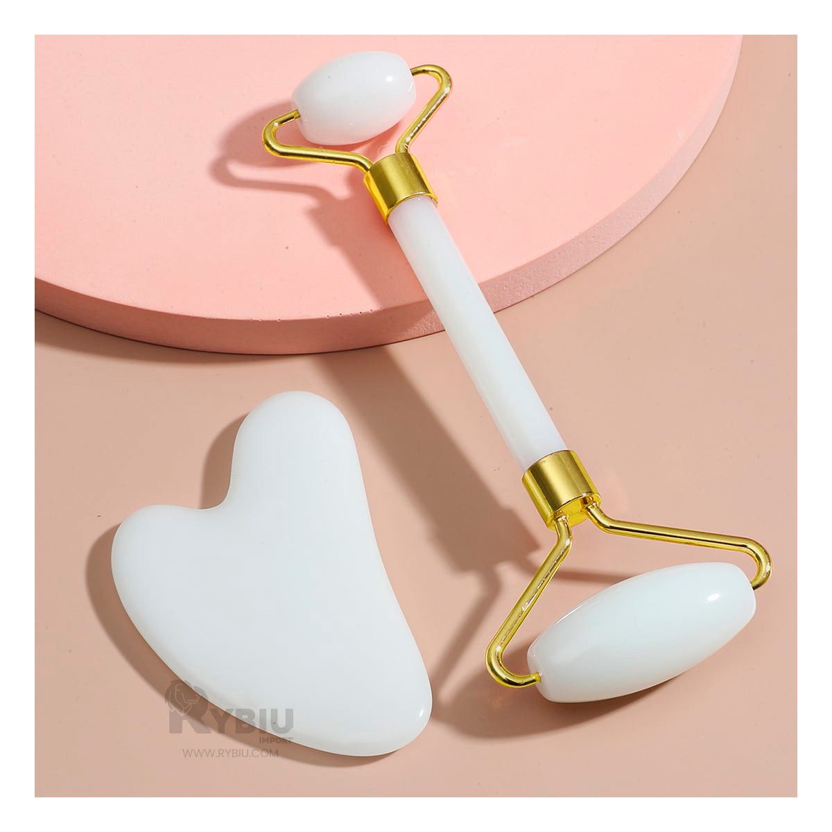 RYBIU IMPORT - Set de Limpieza Facil de Plastico de Color Blanco_123