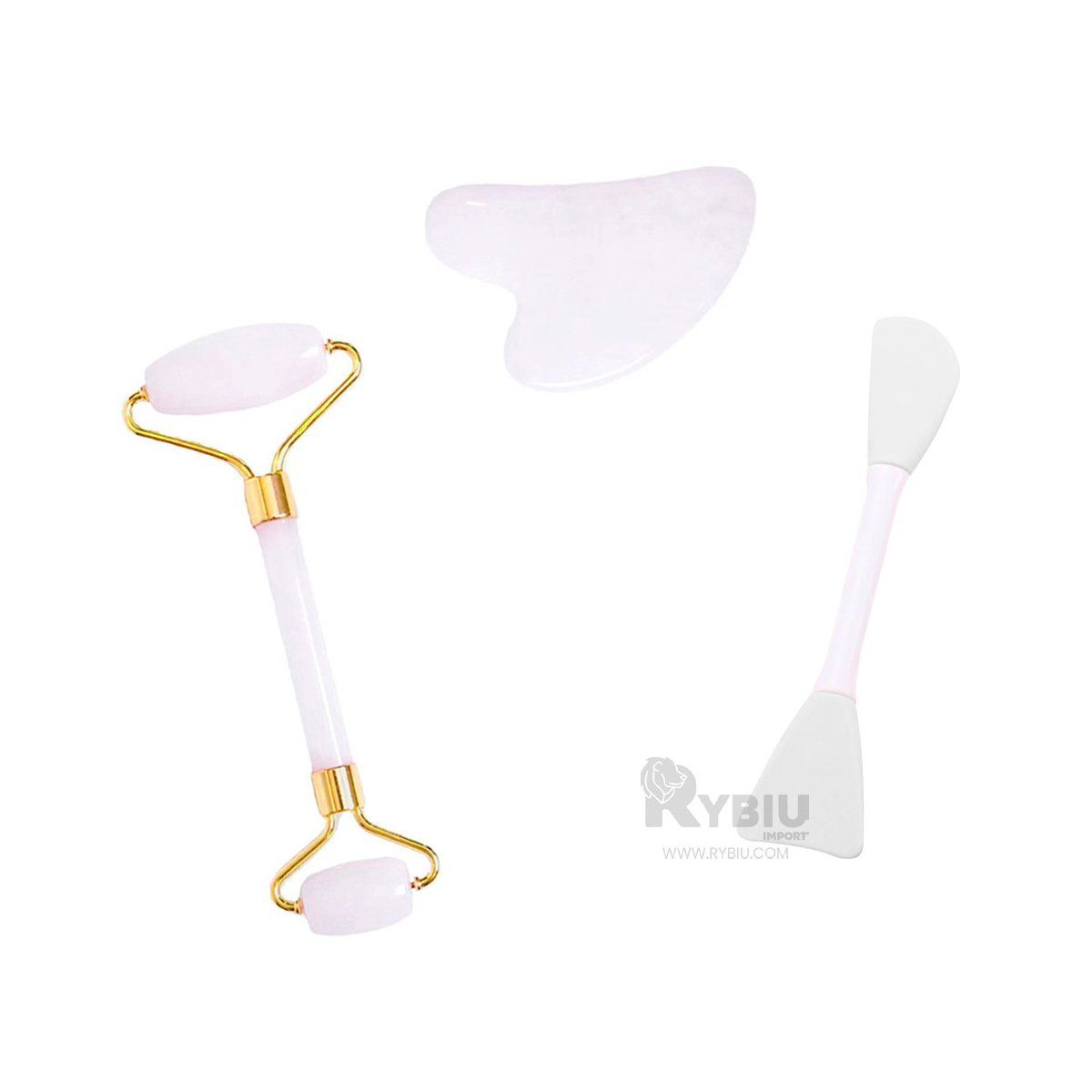 RYBIU IMPORT - Set de Limpieza Facil de Plastico de Color Blanco_123