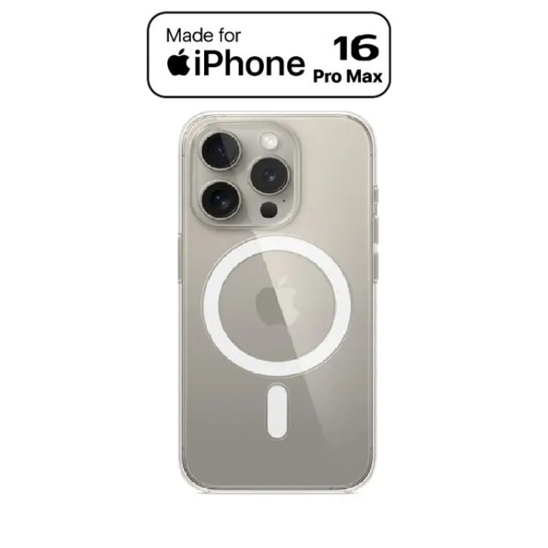 GENERICO - Case Protector Magsafe para Iphone 16 Pro Max - Transparente