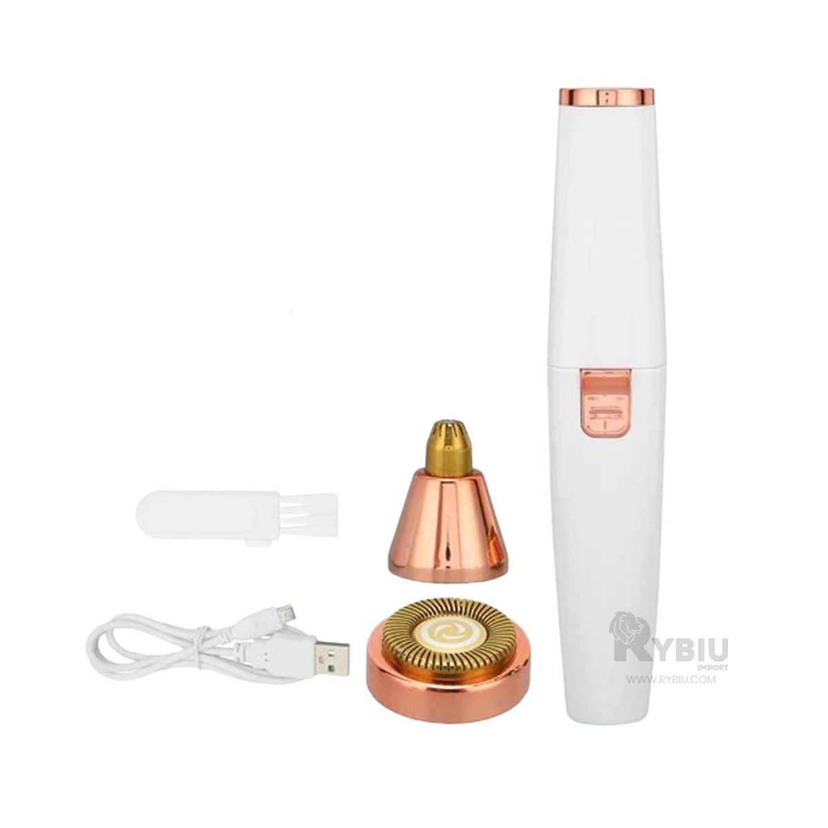 RYBIU IMPORT - Depilador Portatil para Cejas en Blanco Y+Papel de Regalo_123