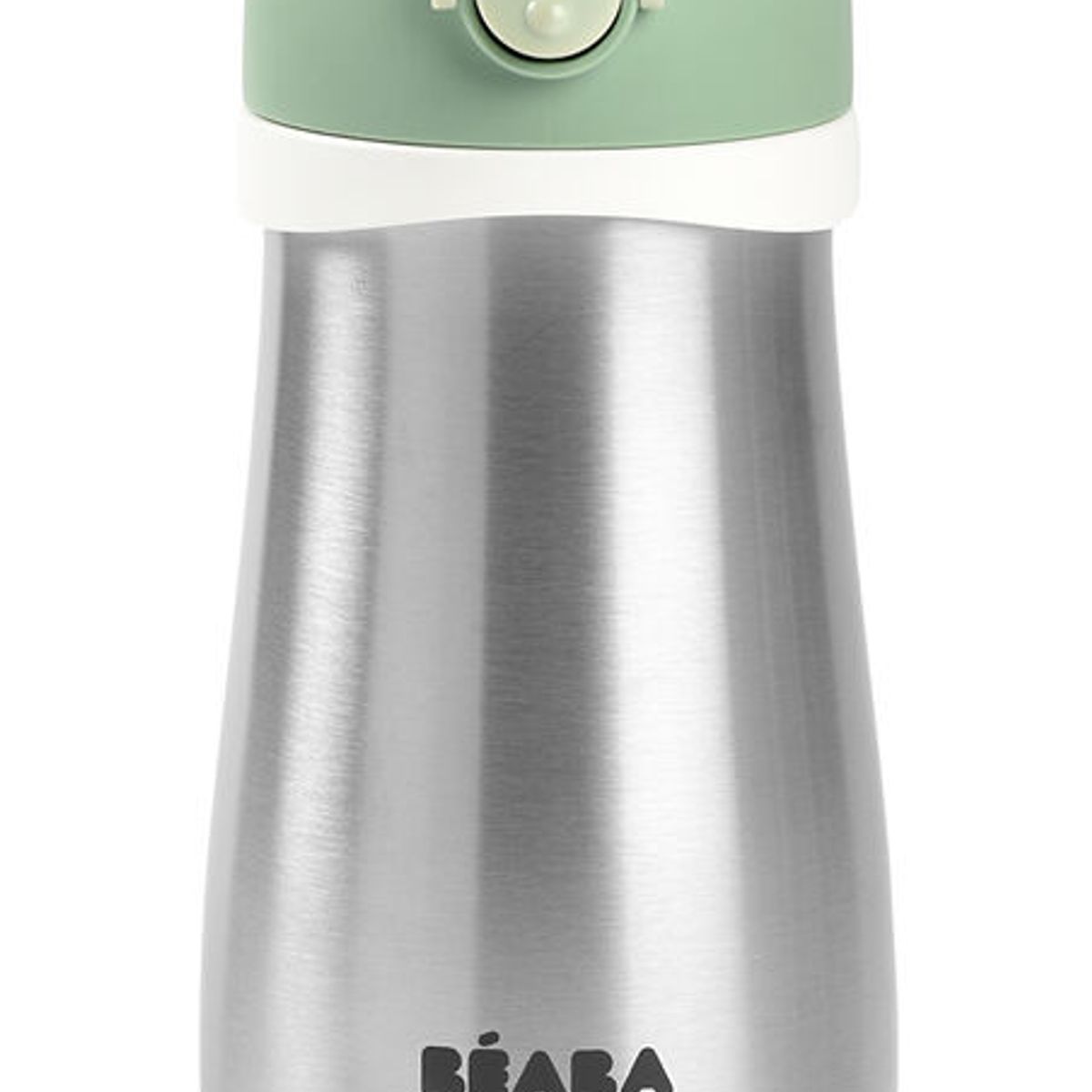 BEABA - Botella de Acero Inoxidable 350 ml Sage Green - Beaba