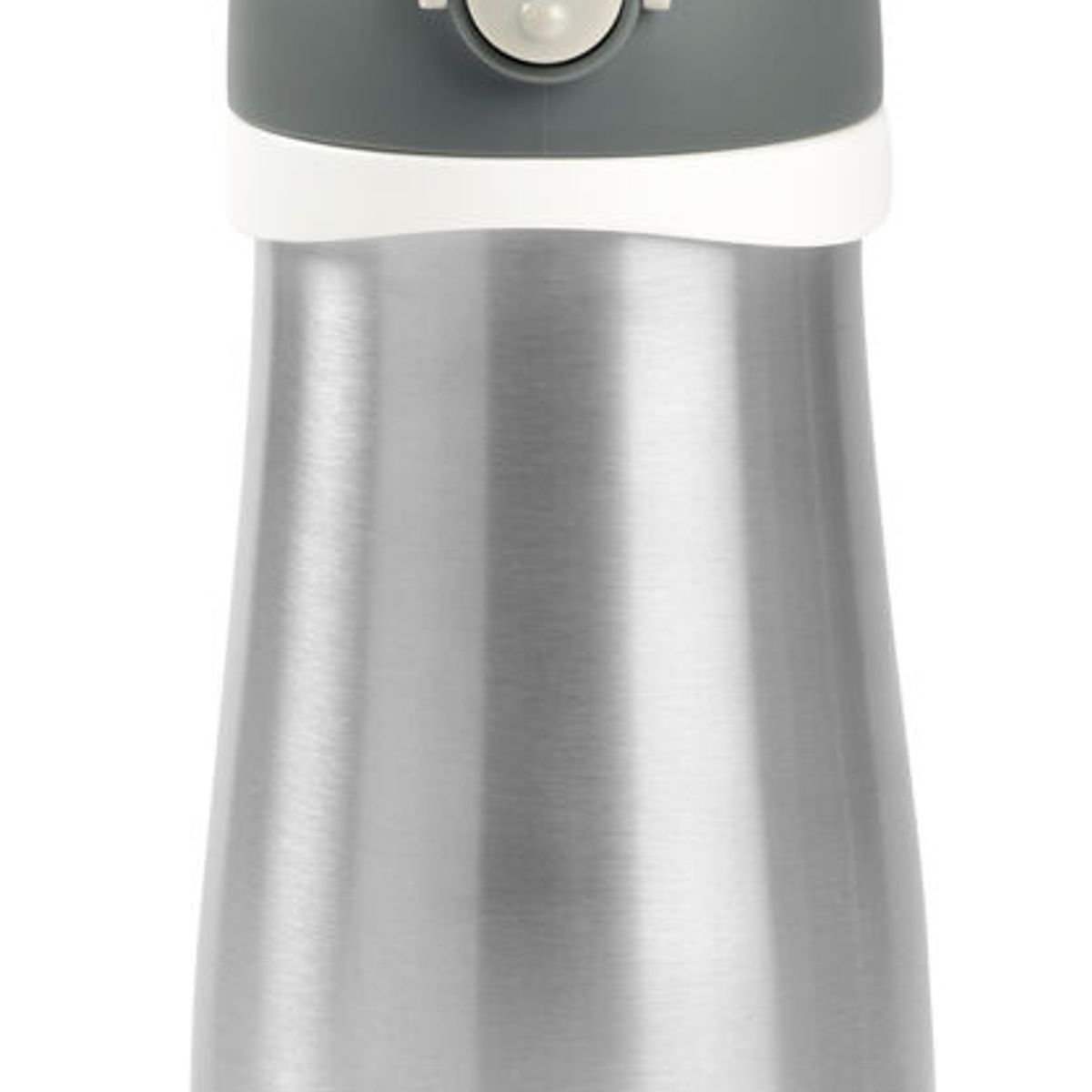 BEABA - Botella de Acero Inoxidable 350 ml Mineral Grey - Beaba