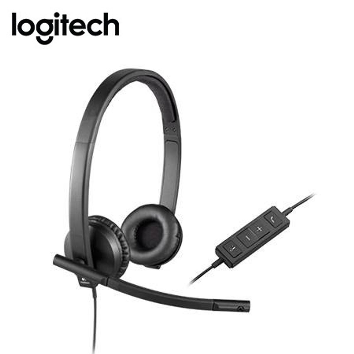 LOGITECH - AUDIFONO CON MICROFONO LOGITECH B2B H570E USB STEREO BLACK 981-000574