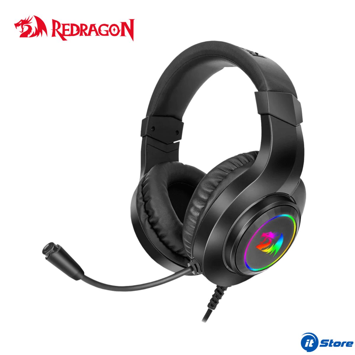 REDRAGON - Audifonos Redragon HYLAS H260-RGB BLACK