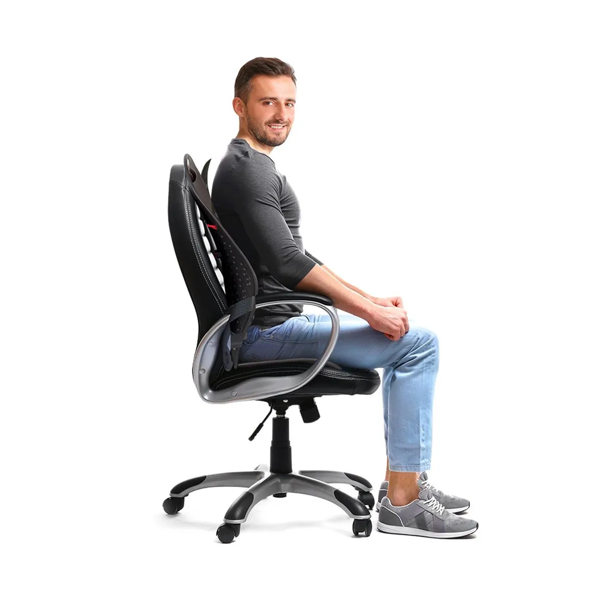 QUALITY PRODUCTS - Respaldar Ergonómico con Asiento Base - Perfect Back Rest