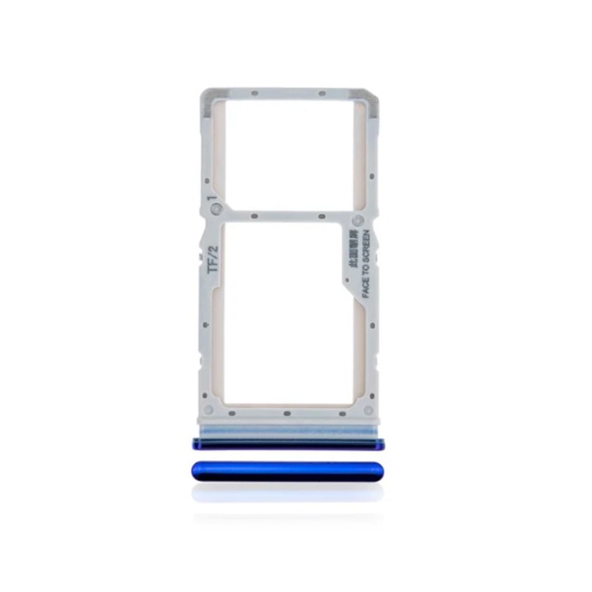 GENERICO - Repuesto Bandeja SIM Xiaomi Redmi Note 8 Pro Color Azul