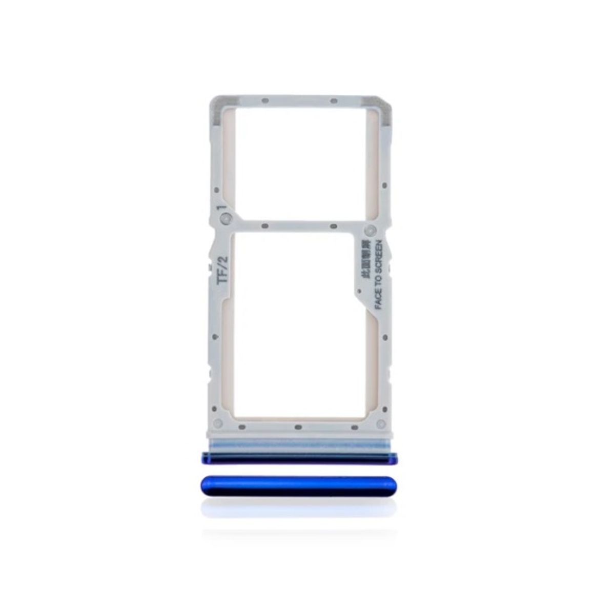 GENERICO - Repuesto Bandeja SIM Xiaomi Redmi Note 8 Pro Color Azul