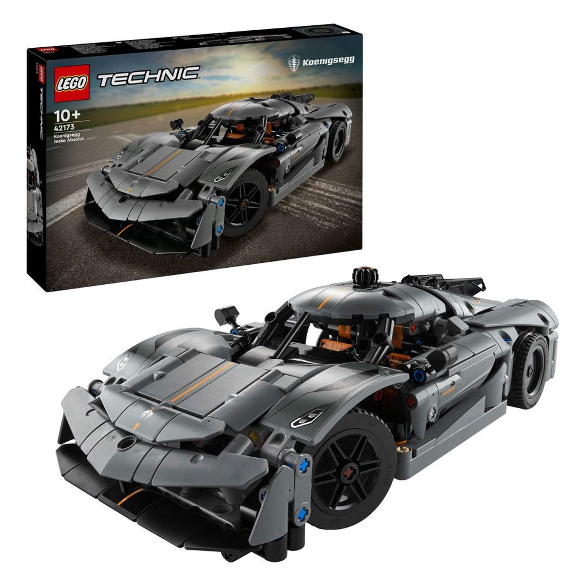 LEGO - LEGO 42173 Hipercoche Koenigsegg Jesko Absolut Gris