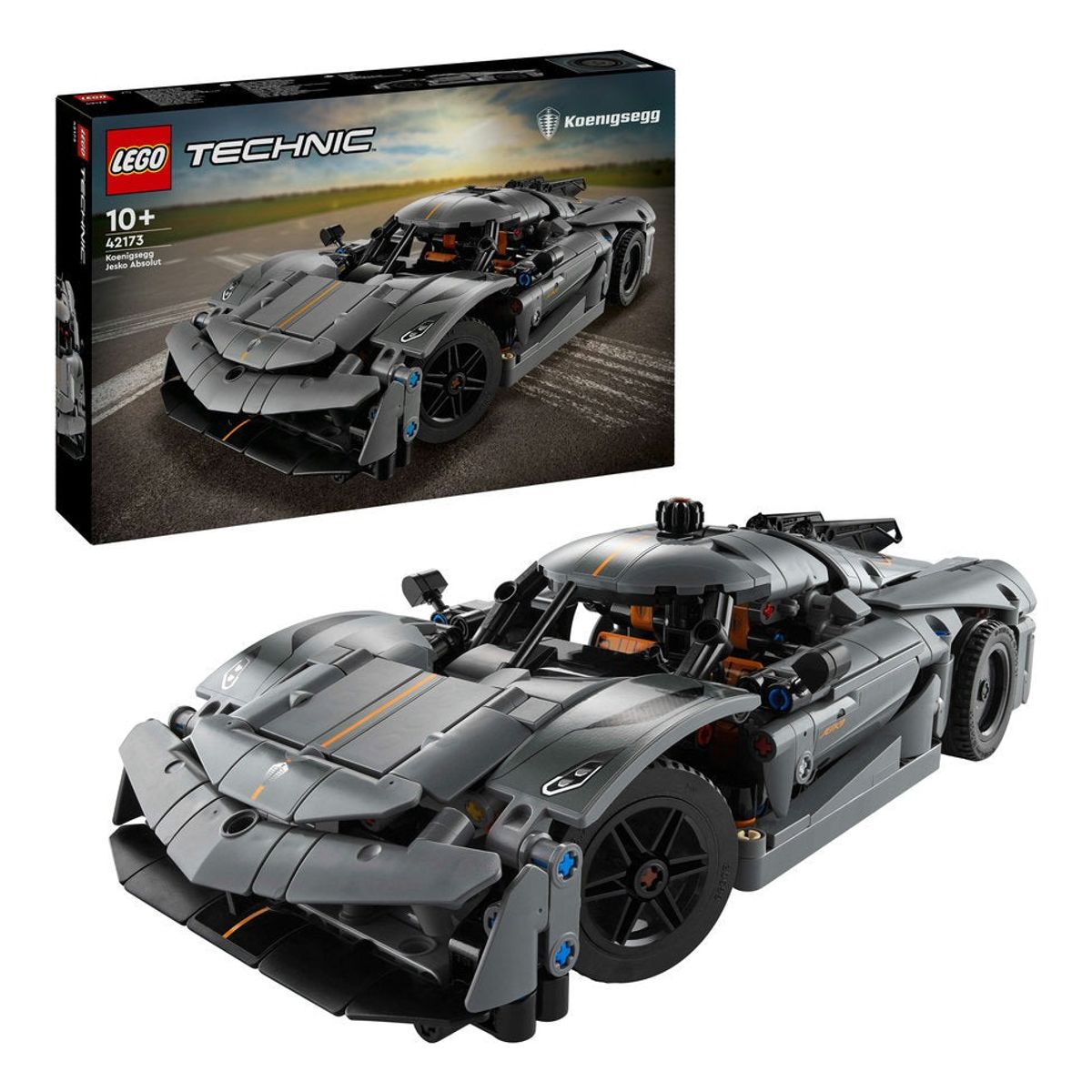 LEGO - LEGO 42173 Hipercoche Koenigsegg Jesko Absolut Gris