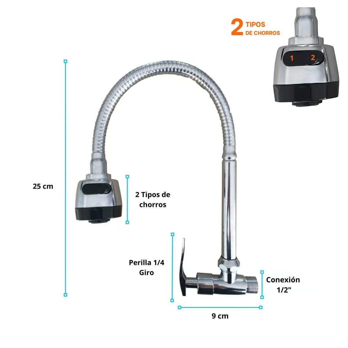 C AND A TOOLS - Llave Caño de cocina
