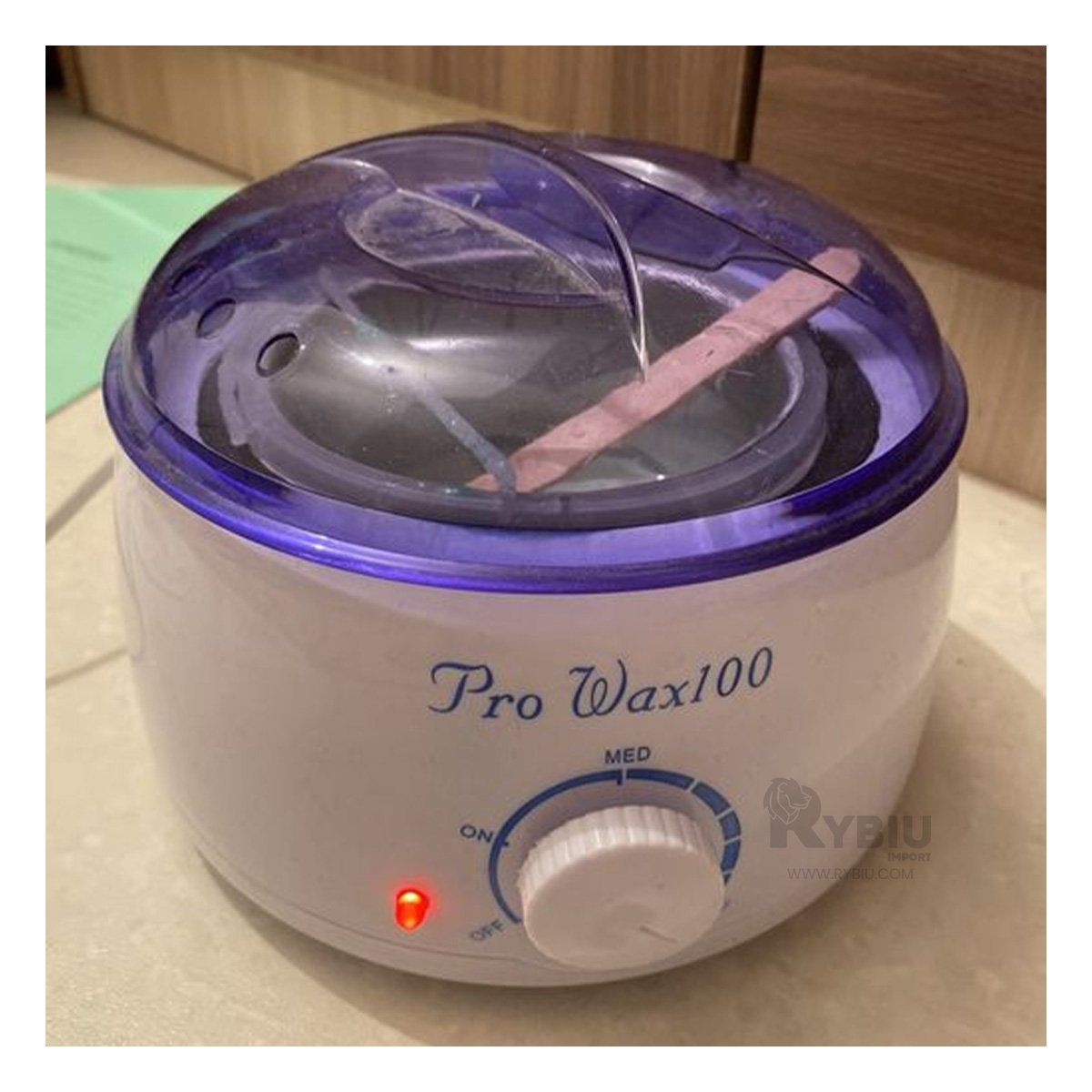 RYBIU IMPORT - Cacerola Moderna de Cera Blanco y Lila Y+Regalo Stickers