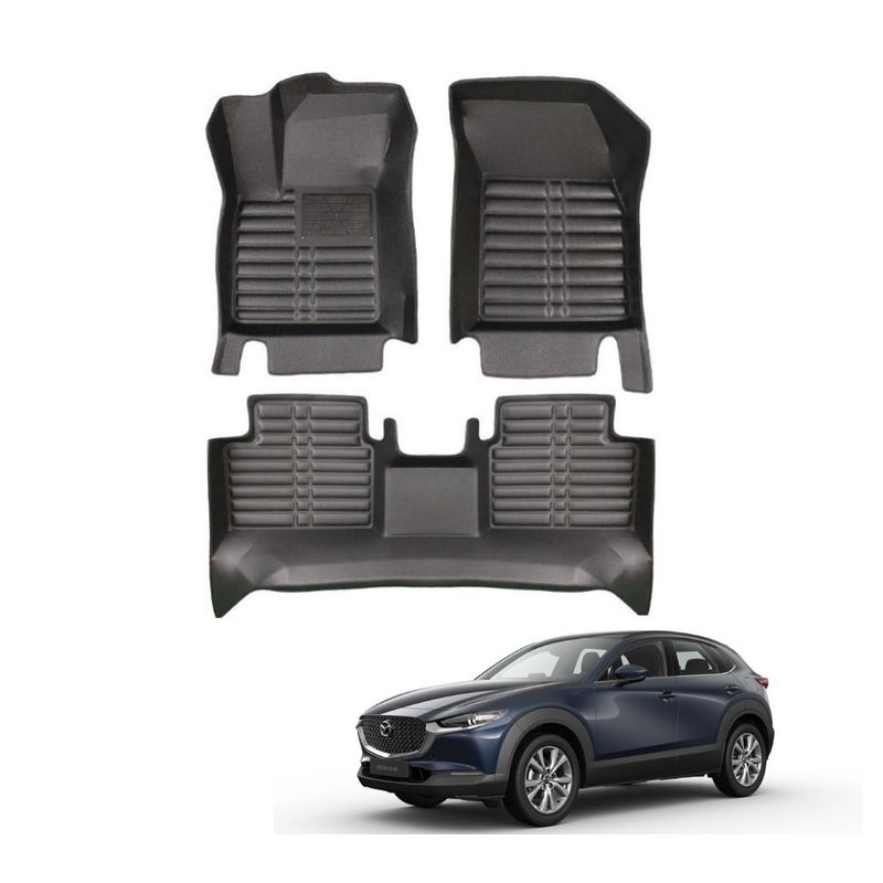 GENERICO - PISO ALFOMBRA    MAZDA CX-30 2020-2024 TERMOFORMADAS