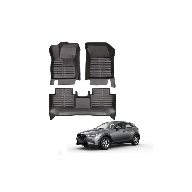 GENERICO - PISO ALFOMBRA   MAZDA CX-3 2016-2024 TERMOFORMADAS