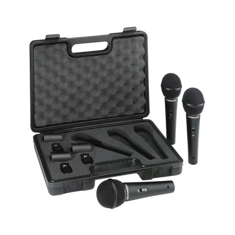 BEHRINGER - Microfonos Behringer XM1800S set de 3 Profesional Dinamicos