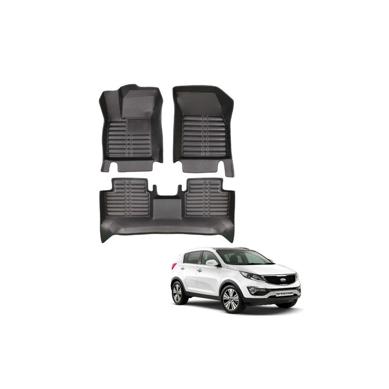 GENERICO - PISO ALFOMBRA KIA SPORTAGE 2011-2015 TERMOFORMADAS