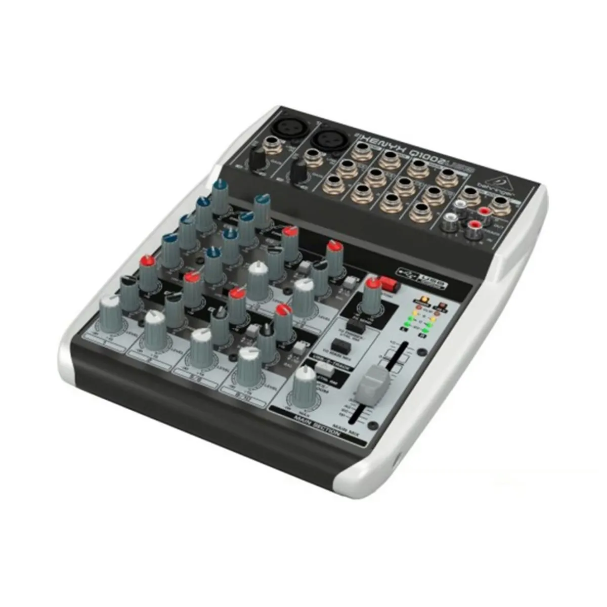 BEHRINGER - Mezcladora de 10 Entradas Behringer XENYX Q1002USB e Interfaz de Audio