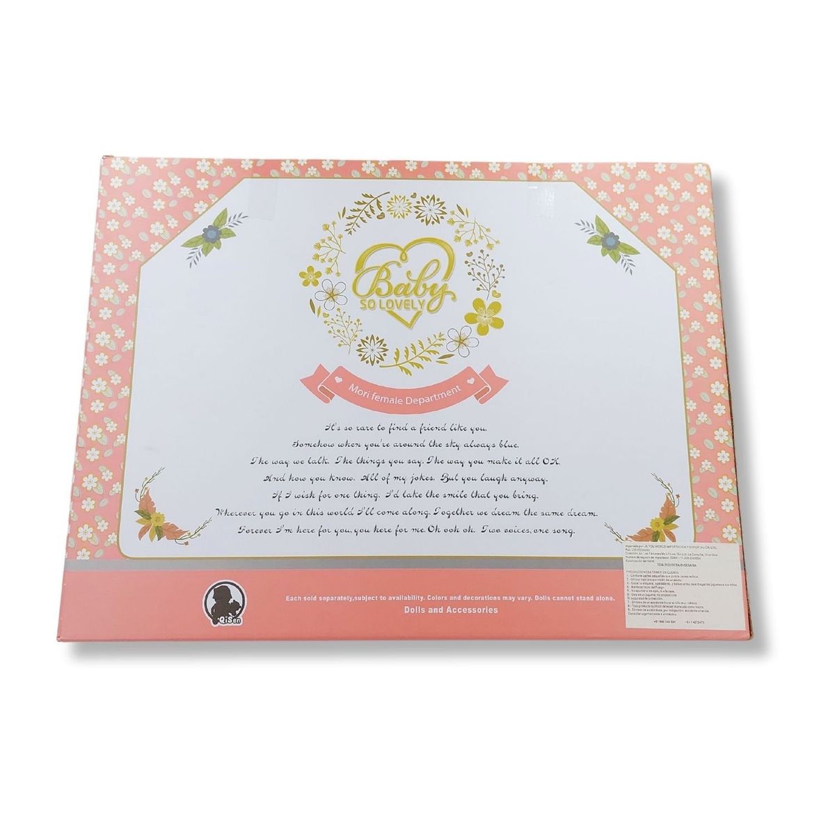 GENERICO - Muñeca Bebé Hechada SoLovey + Set Ropa Rosa