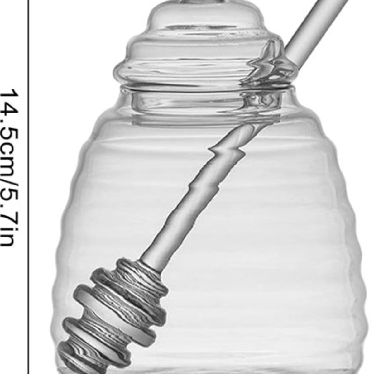 IMPORTADO MC - Frasco de Vidrio para Miel, Mermelada 400 ml