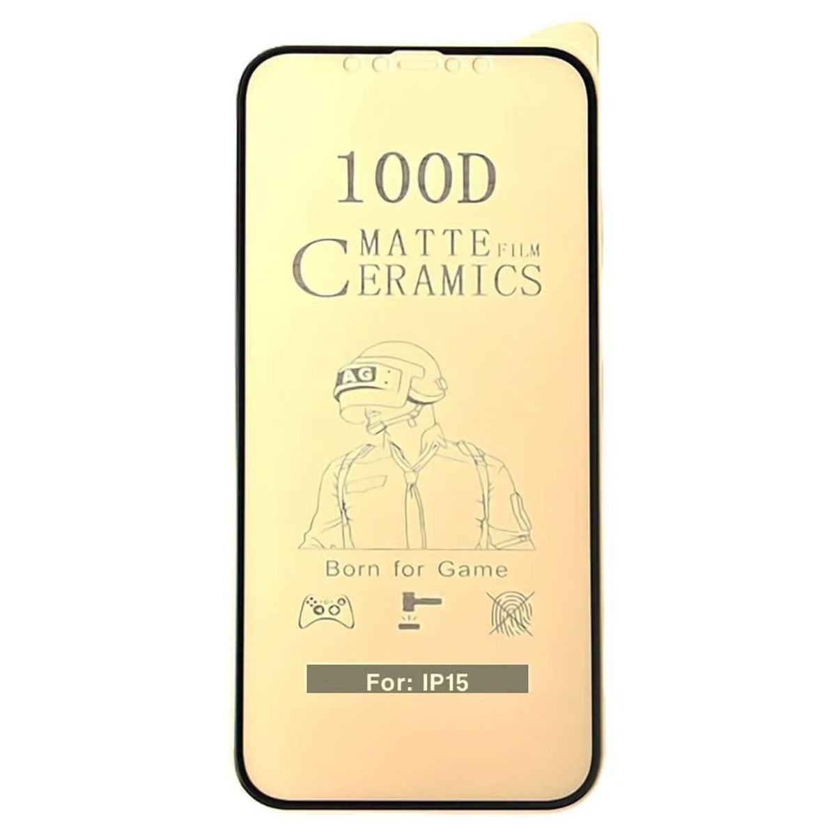 GENERICO - Mica de Ceramica Mate Para iPhone 15