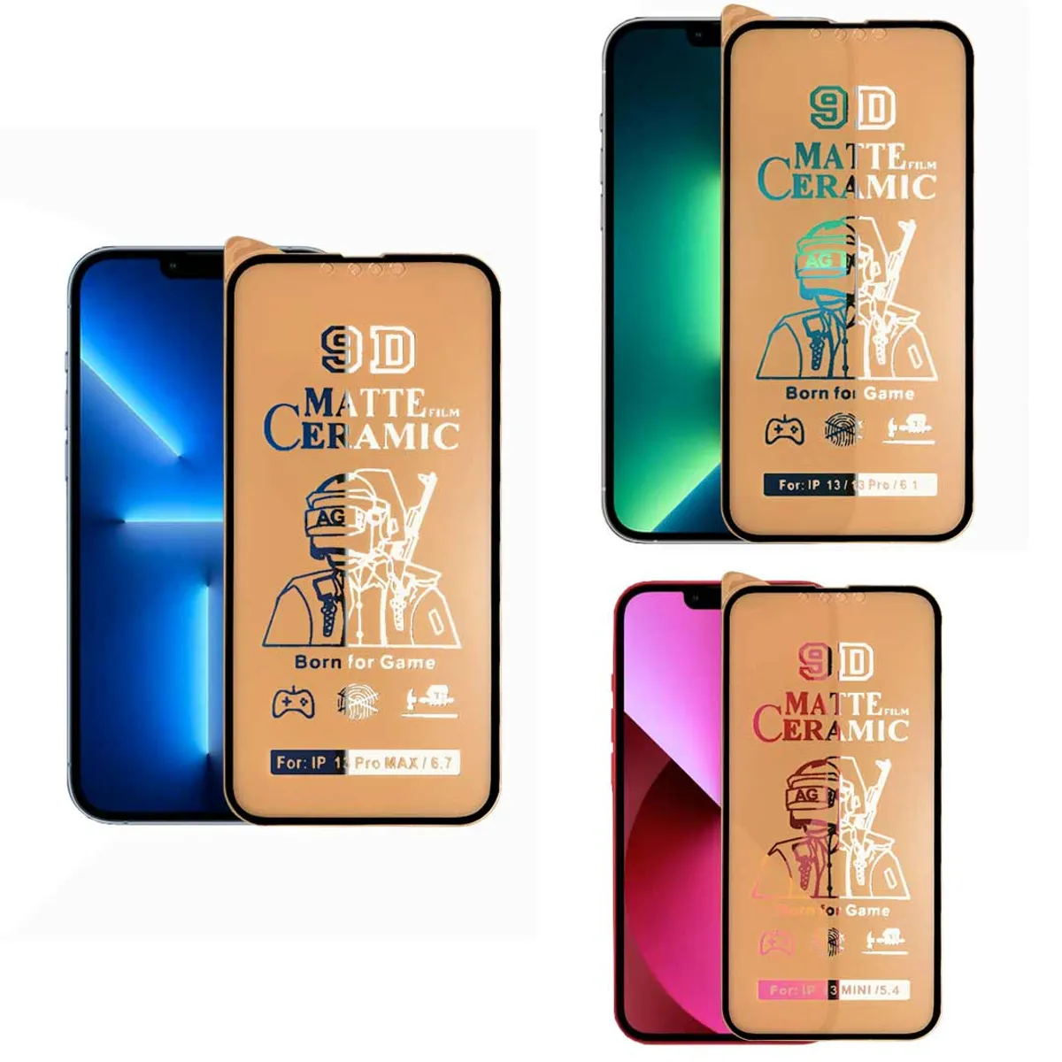 GENERICO - Mica de Ceramica Mate Para iPhone 16 Pro