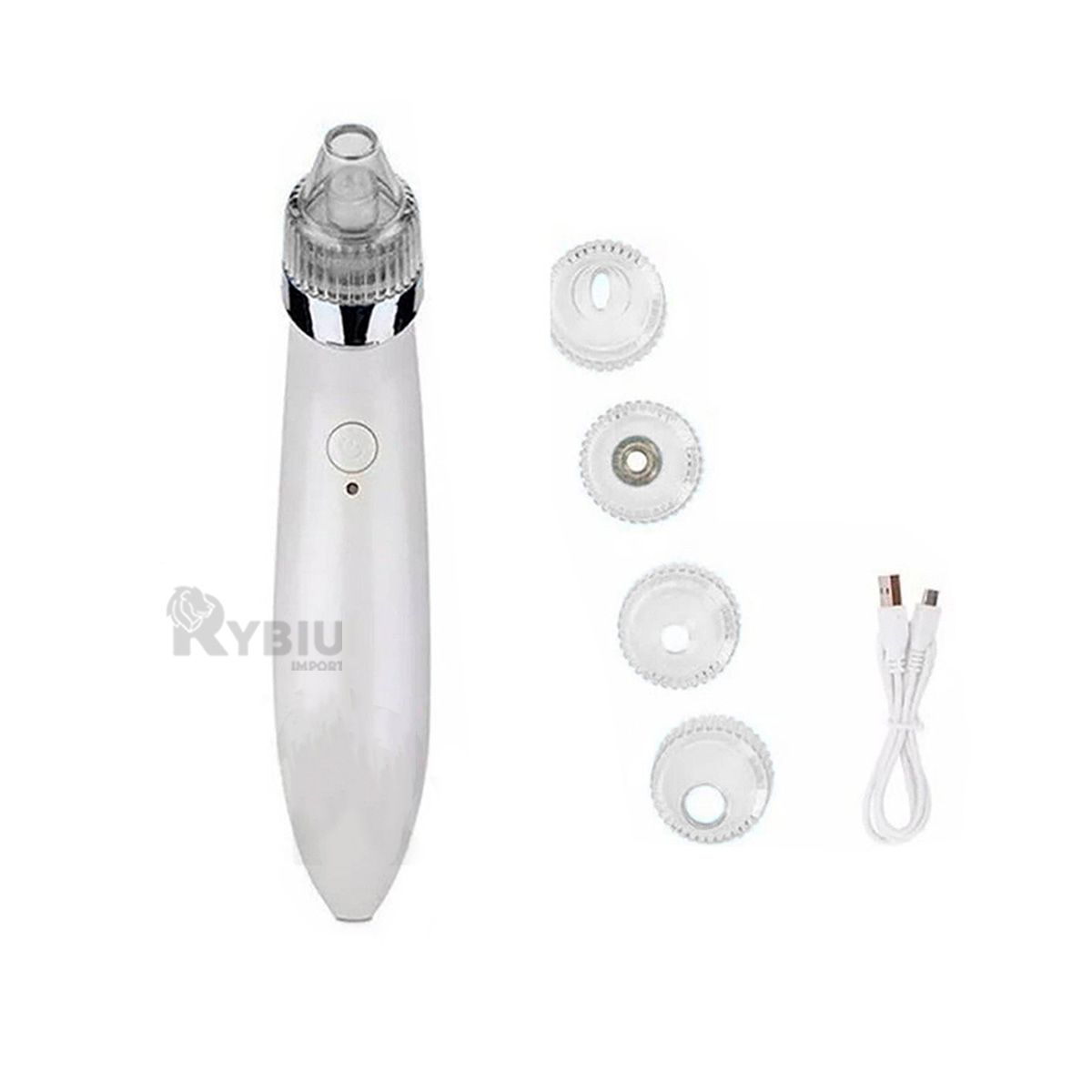 RYBIU IMPORT - Absorbedor de Espinillas Blanco Y+Regalo Ligas para Peinar