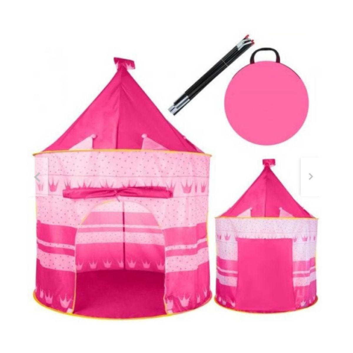 GENERICO - Carpa Niños Modelo Castillo Rosa