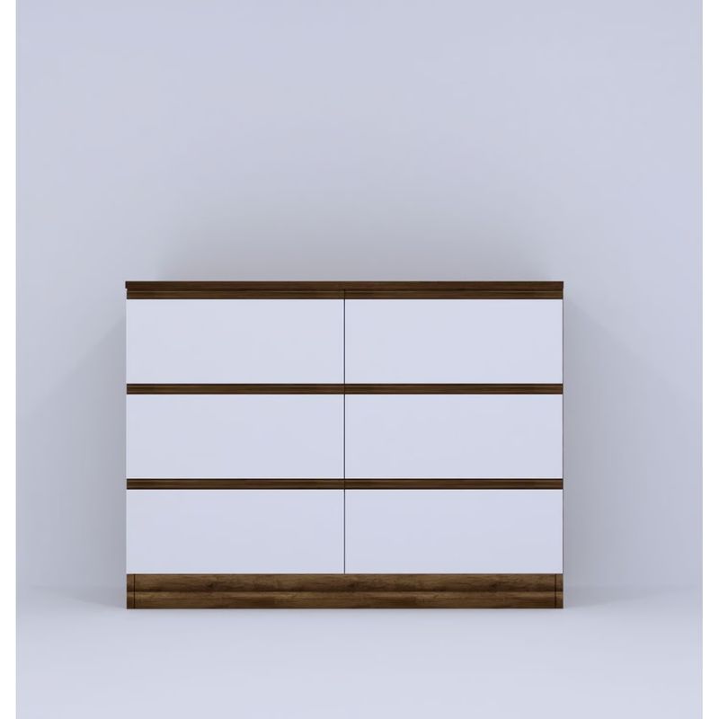 MUEBLES MACRUMO - Cómoda 6 Cajones Brixton Armado