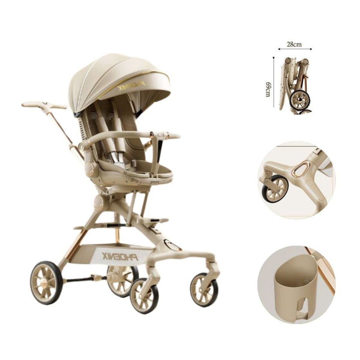 GENERICO - Carriola de bebe modelo Prime Lexxy Ligth