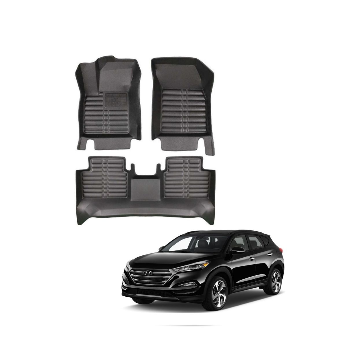 GENERICO - PISO ALFOMBRA  HYUNDAI TUCSON 2016-2020 TERMOFORMADAS