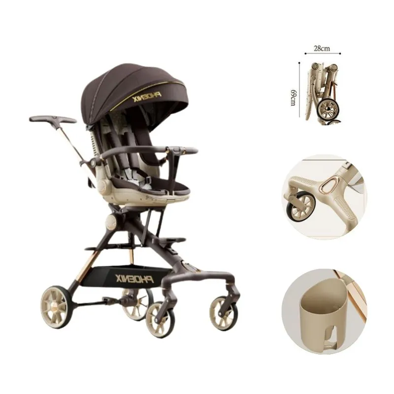 GENERICO - Carriola de bebe modelo Prime Lexxy Brown