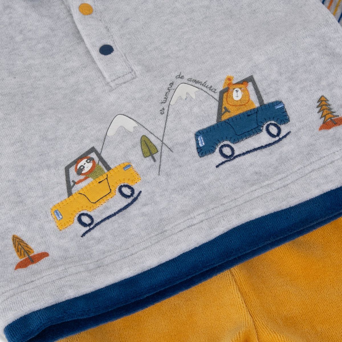 PILLIN - Conjunto Recién Nacido Niño PVZ305-24 PILLIN