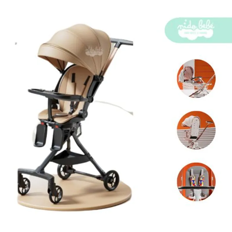 GENERICO - Carriola de bebe modelo Osito Beige